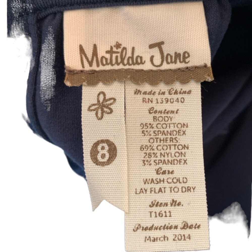 ⭐️Matilda Jane Best Friends Collar Tee - Picture 3 of 3